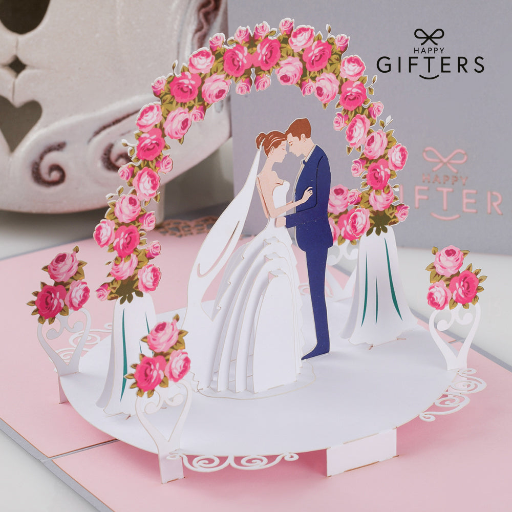 3D Pop Up WEDDING Greeting Card
