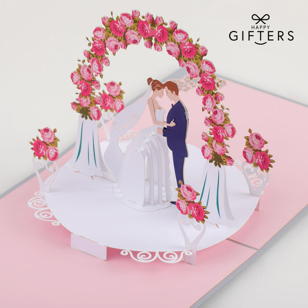 3D Pop Up WEDDING Greeting Card