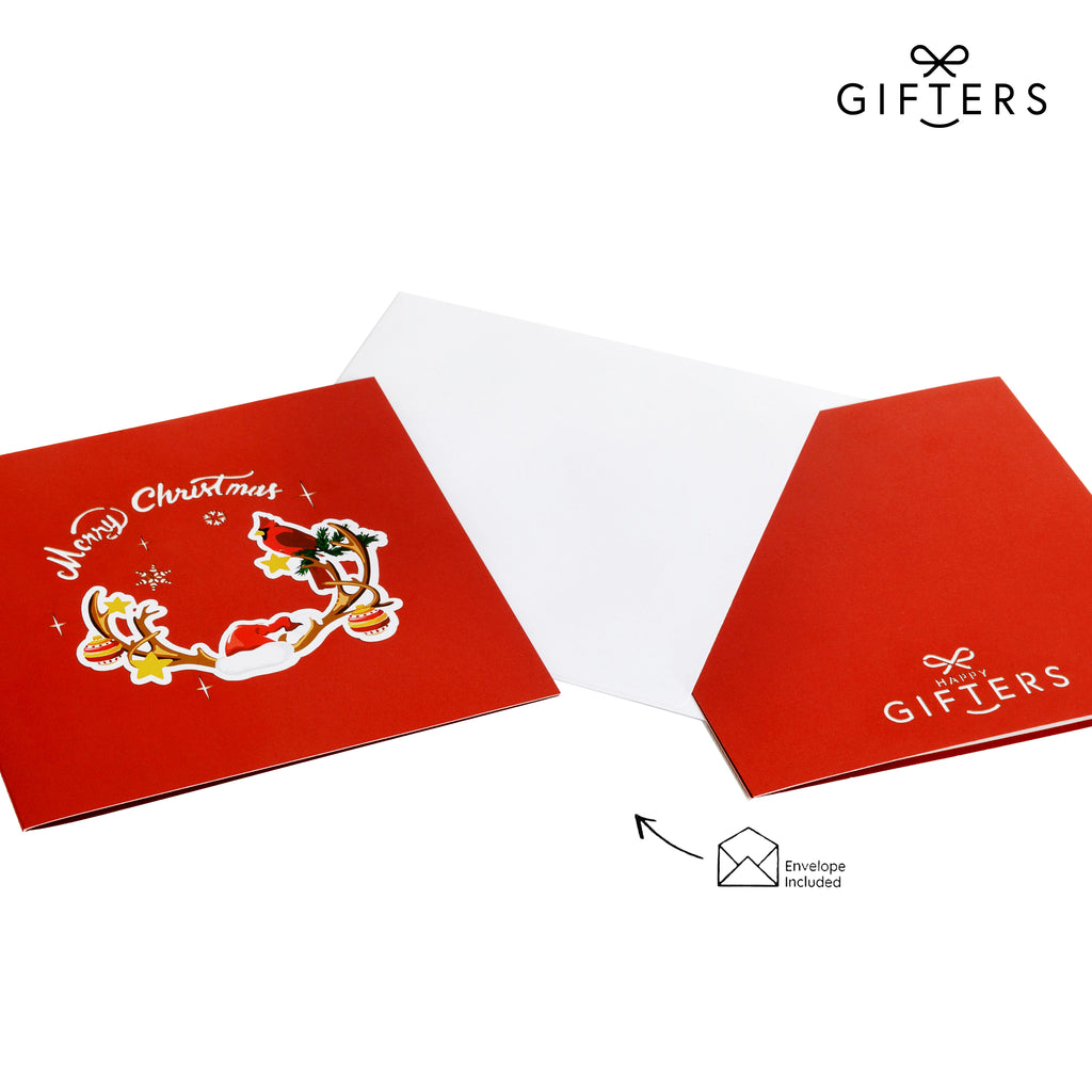 3D Pop Up Christmas Card REINDEER