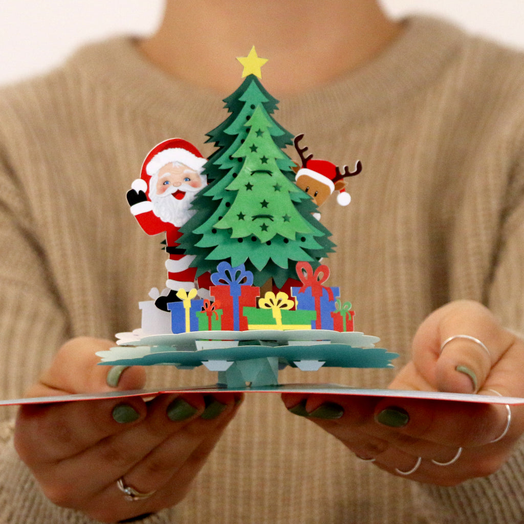 3D Pop Up Christmas Card CHRISTMAS TREE
