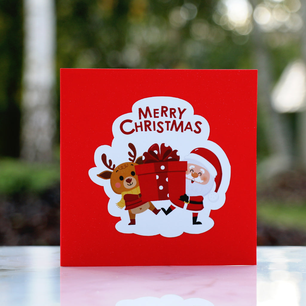 3D Pop Up Christmas Card CHRISTMAS TREE