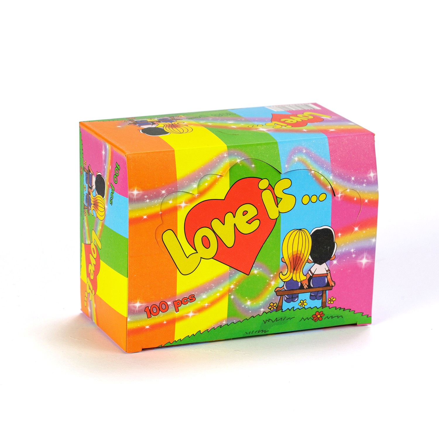 Love Is Bubble Gum Candy 4 to 5 Nostalgic Flavors Assorted, 100pcs