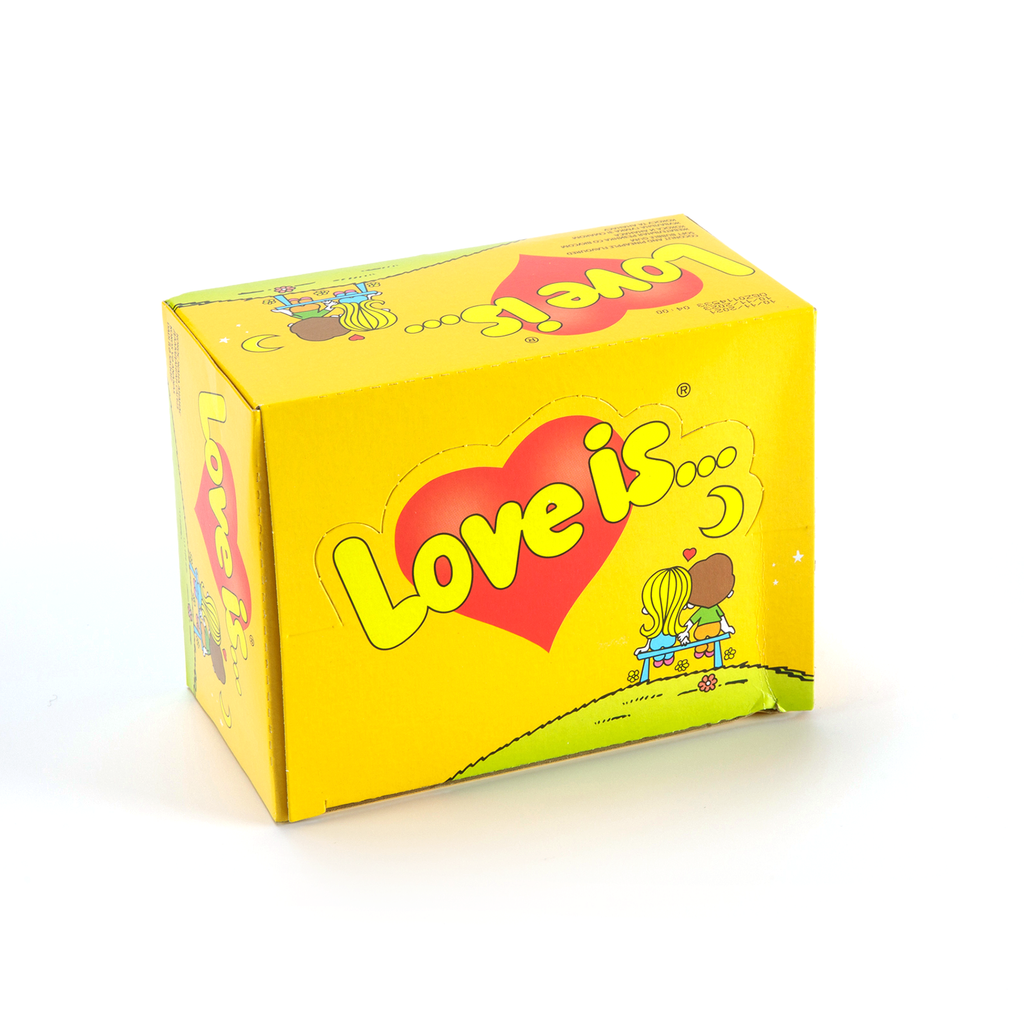 Bubble Gum Love Is Pineapple-Coconut, 100pcs