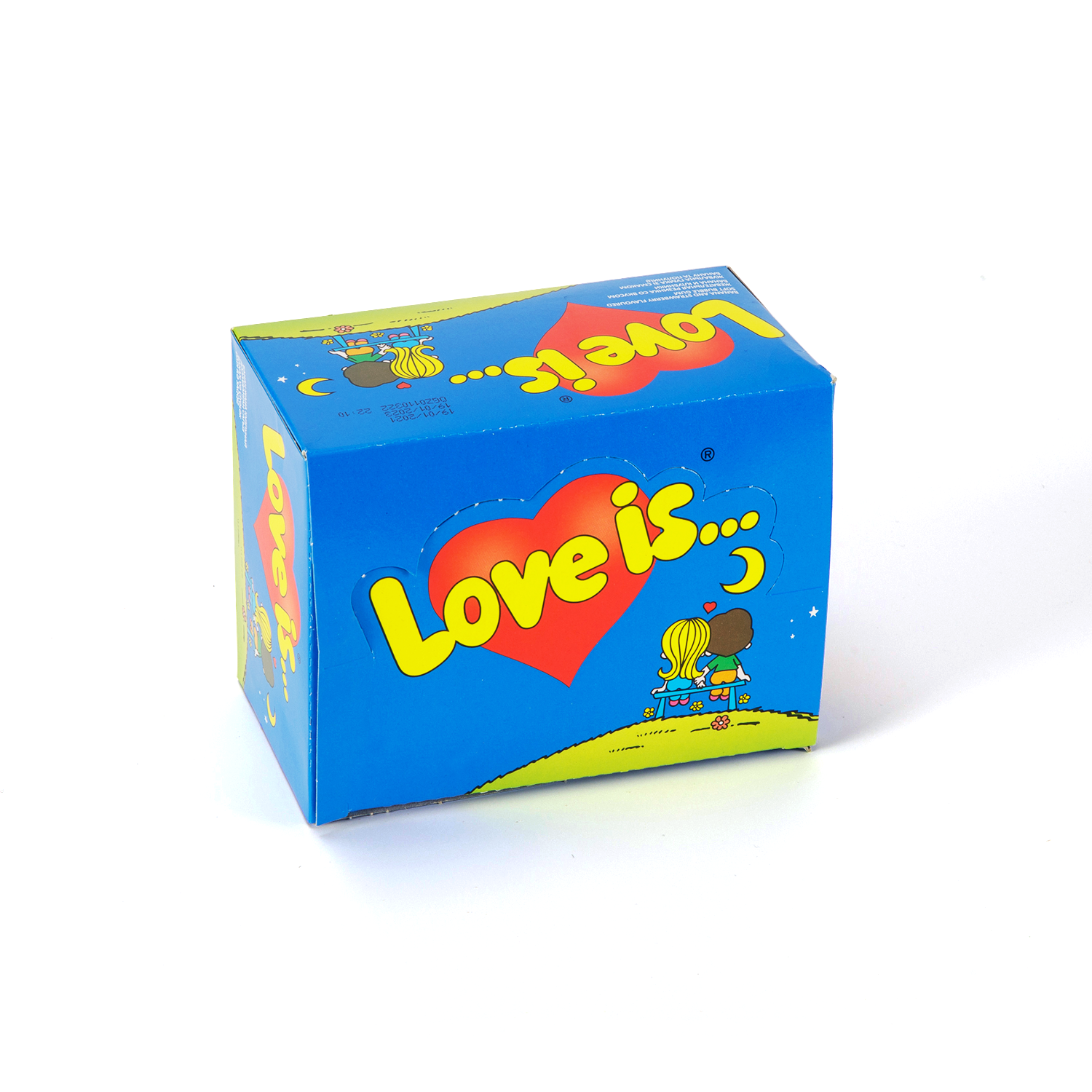 Bubble Gum Love Is Banana-Strawberry, 100pcs