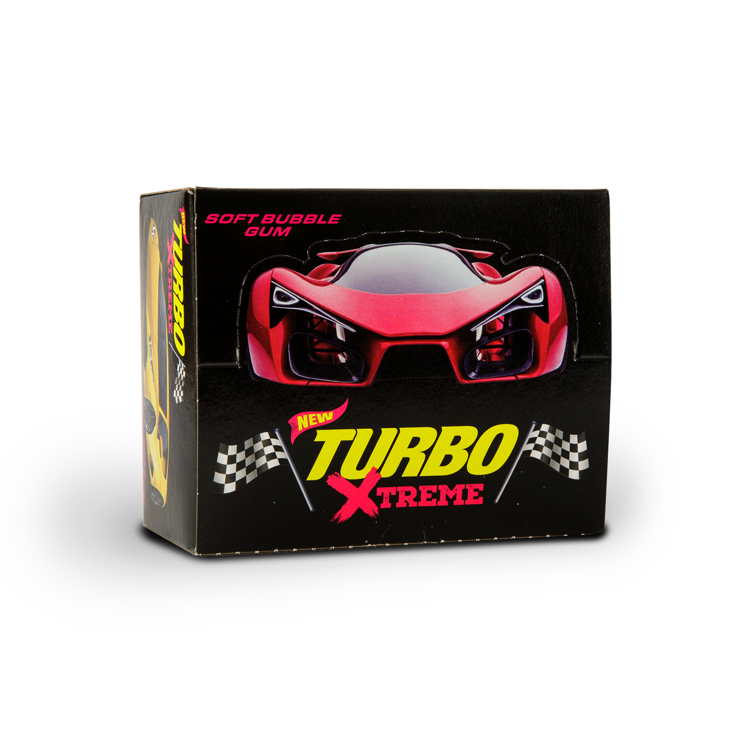 Bubble Gum Turbo Xtreme, 100pcs