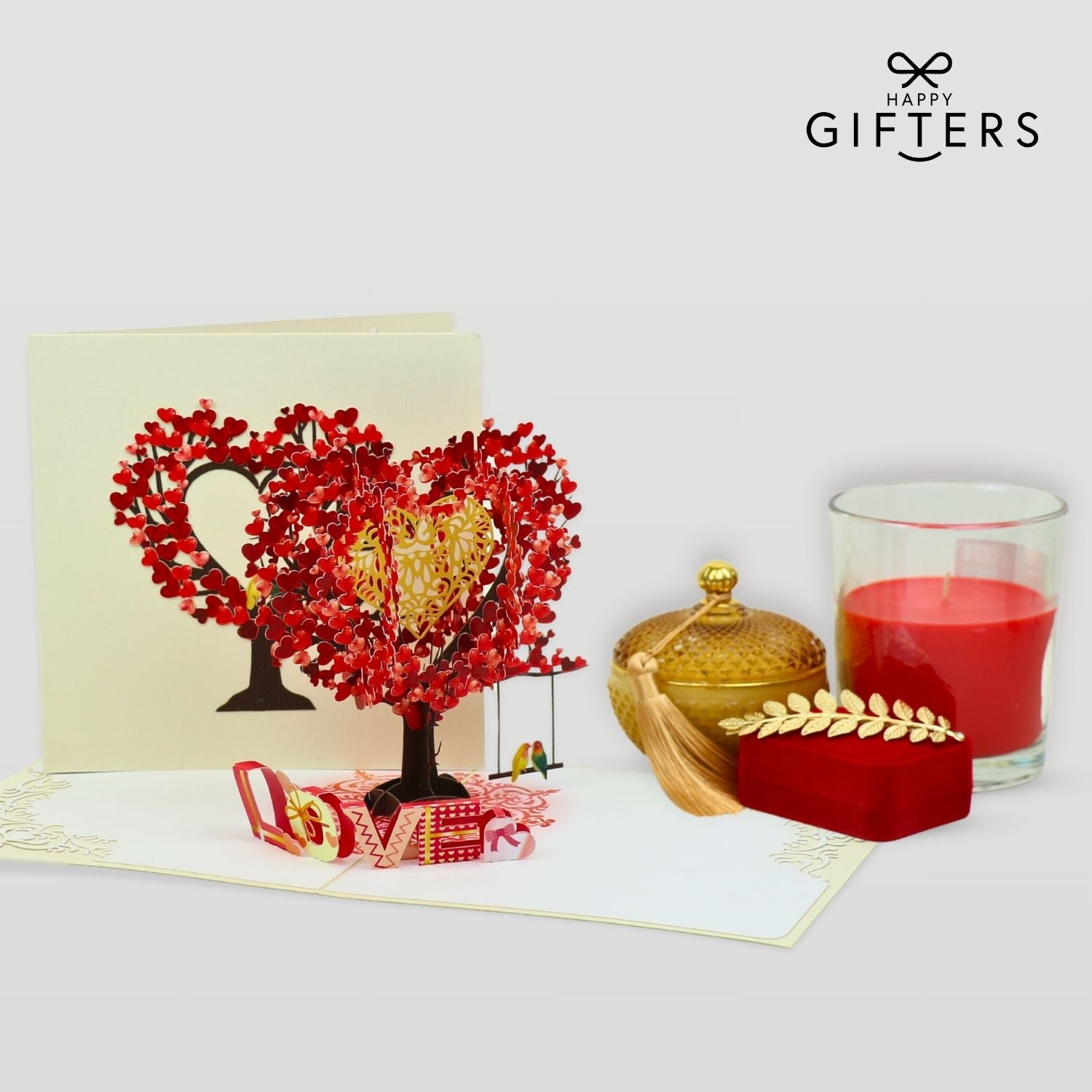 3D Pop Up Greeting Card LOVE TREE