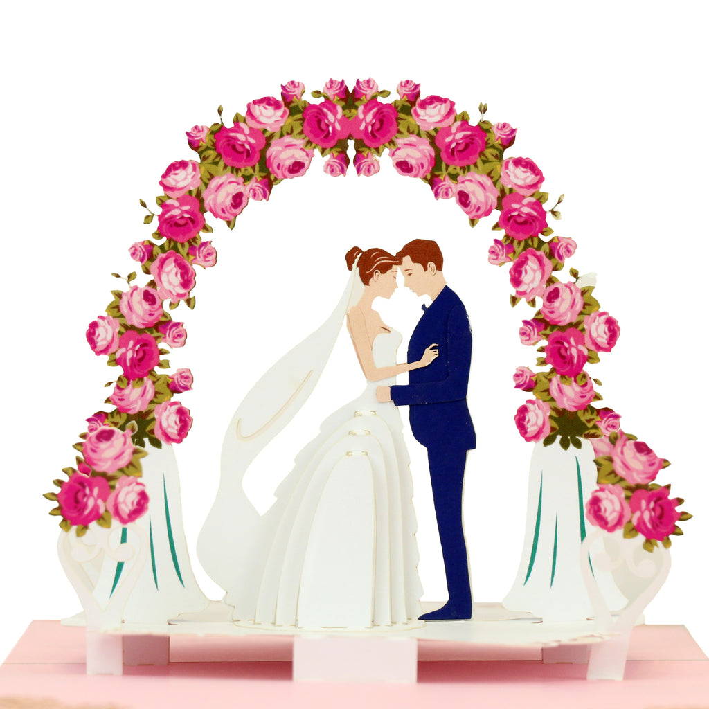 3D Pop Up WEDDING Greeting Card