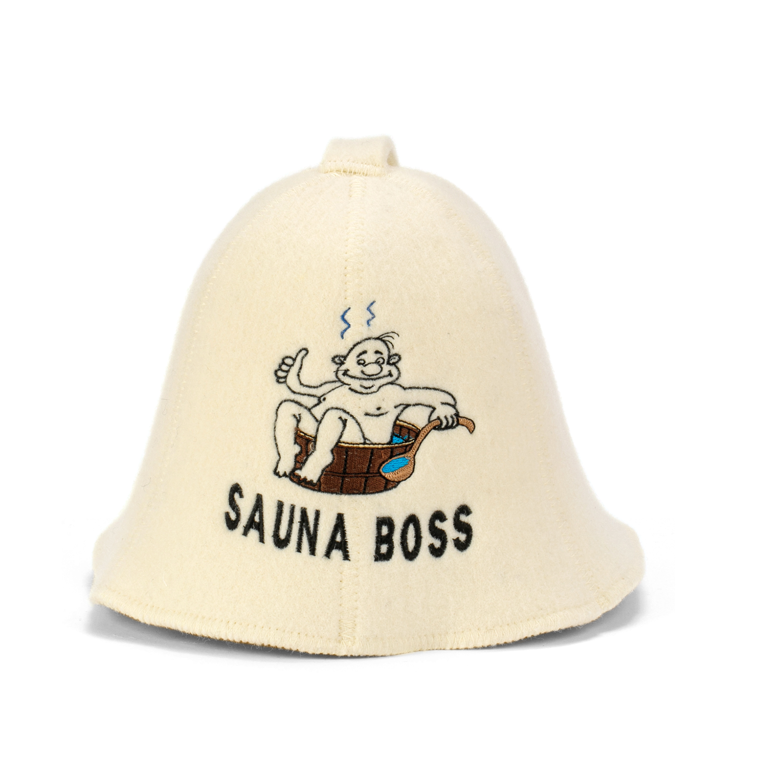 Sauna Hat 'Sauna Boss' 100% Wool