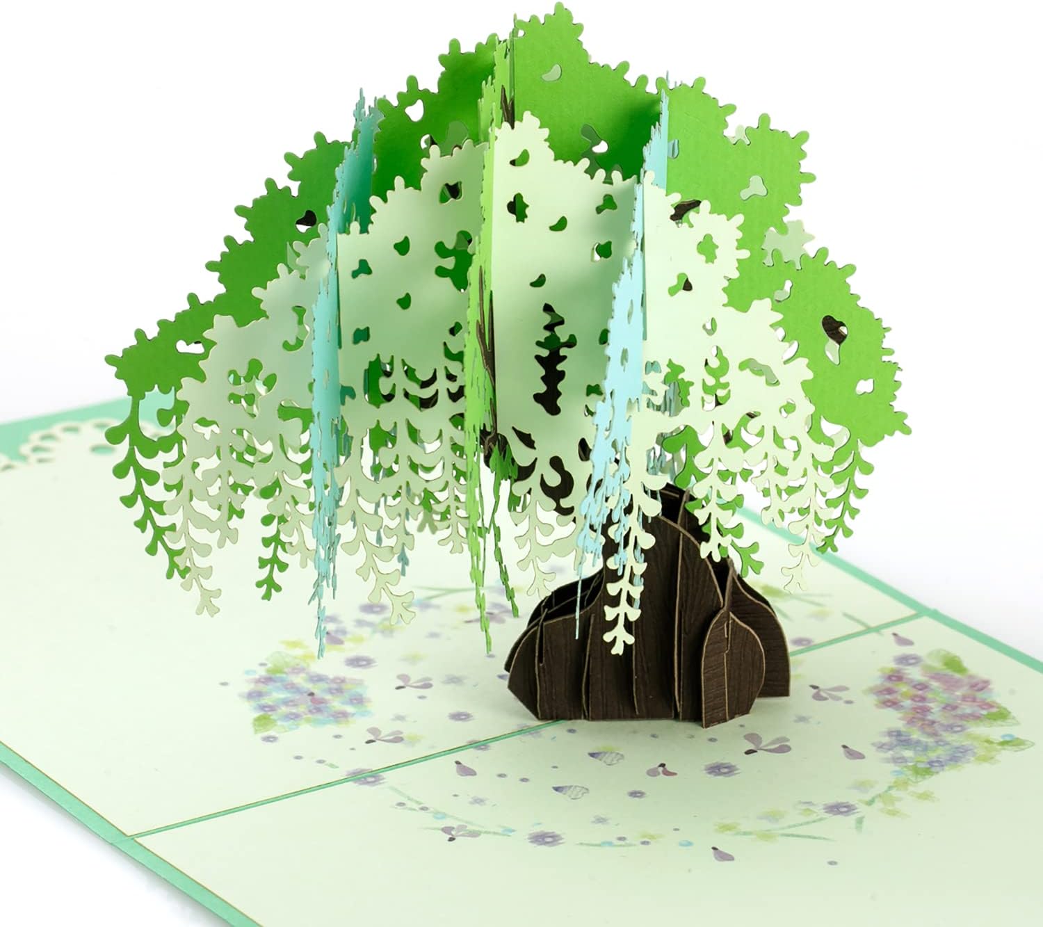 3D Pop Up WILLOW TREE Greeting Card