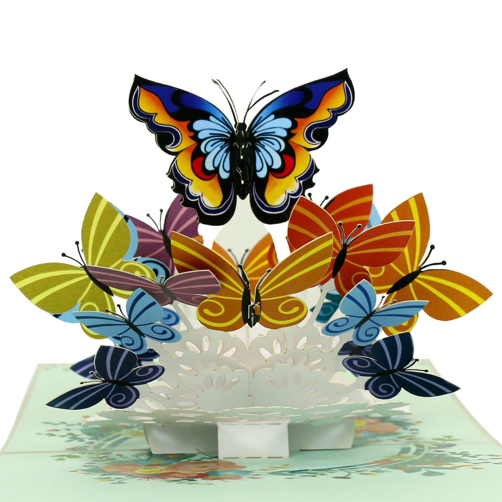 3D Pop Up Greeting Card BUTTERFLIES