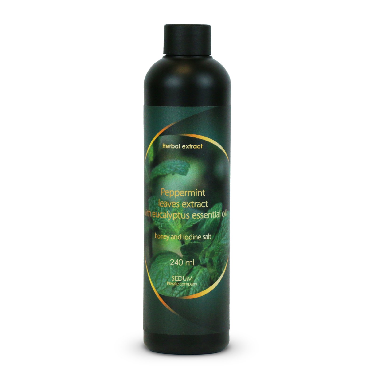 SEDUM Natural Peppermint Leaves Extract for Sauna with Eucalyptus Essential Oil, 240ml