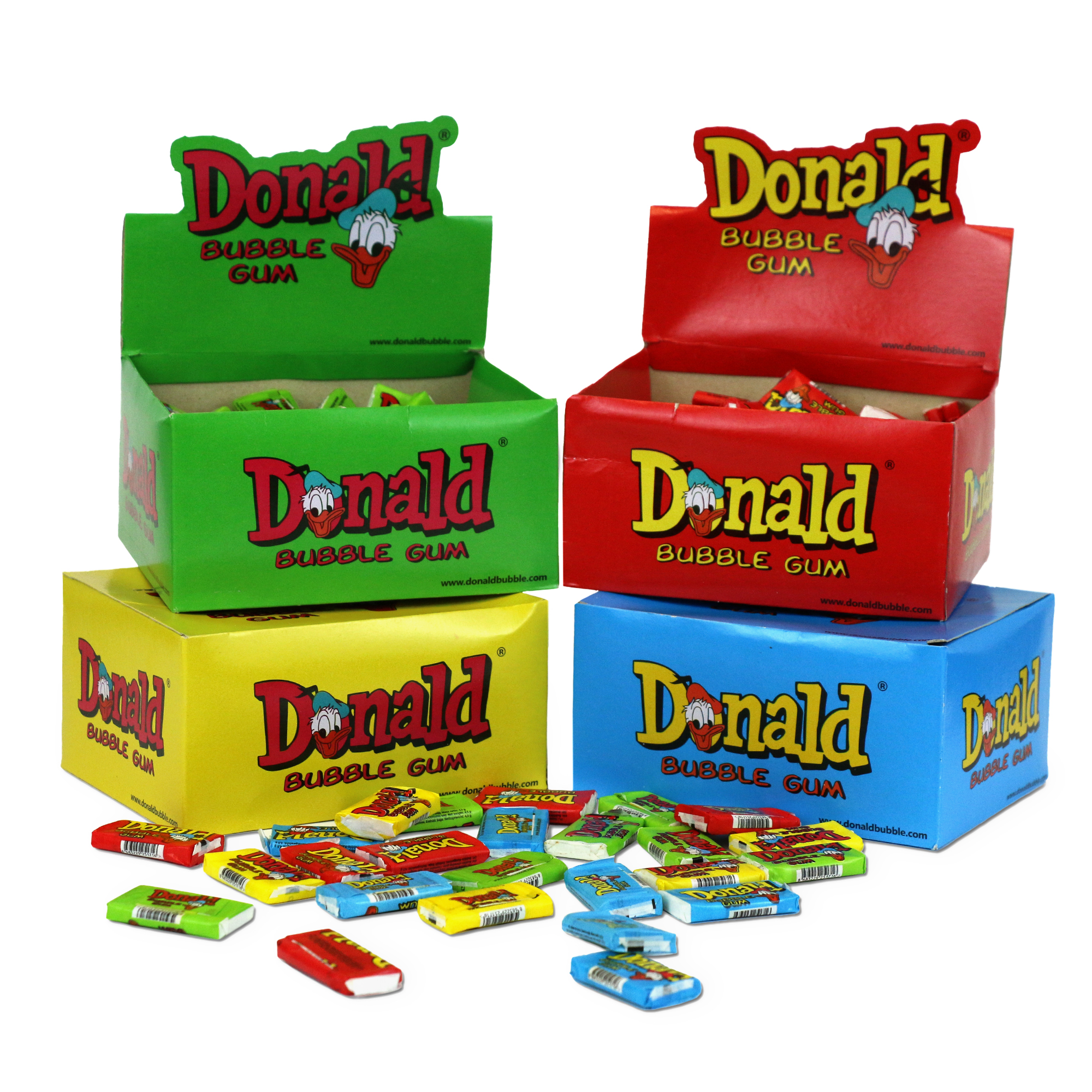 Donald Bubble Gum, 100pcs